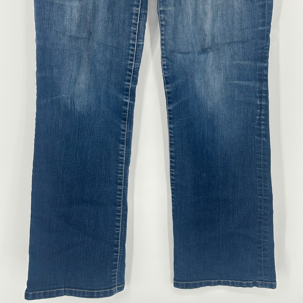 Y2K Vtg New York Company Women's Blue Wash Bootcut Jeans Size 12 Tall - Picture 2 of 6